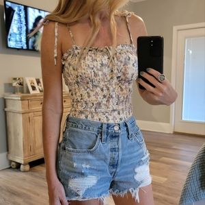 Lulu's Floral Bodysuit